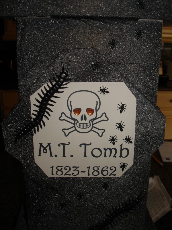 Homemade Halloween Ideas DIY Tombstones DIY Inspired