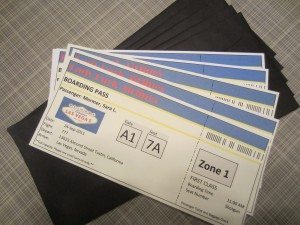 Boarding Pass Invitations
