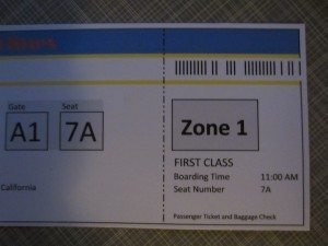 DIY Boarding Pass Invites