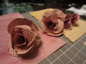 Book Page Flowers 2