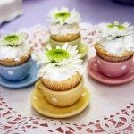 Mini Cupcakes in Tea Cups