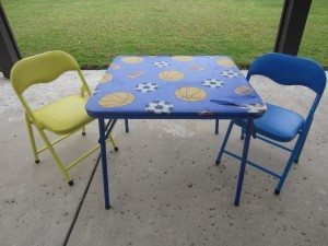 Upcycled Duct Tape Play Table