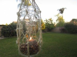 Recycled Mason Jar Lantern