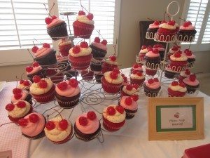 Twin Baby Shower Cherry Theme