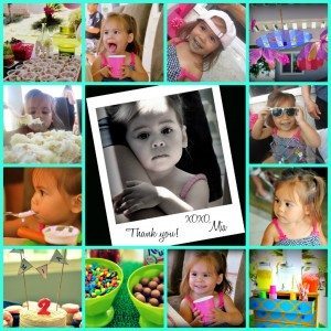 Birthday Thank You Collage
