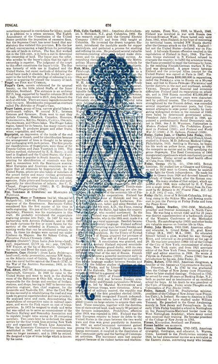 Recycled Book Page Art (4)