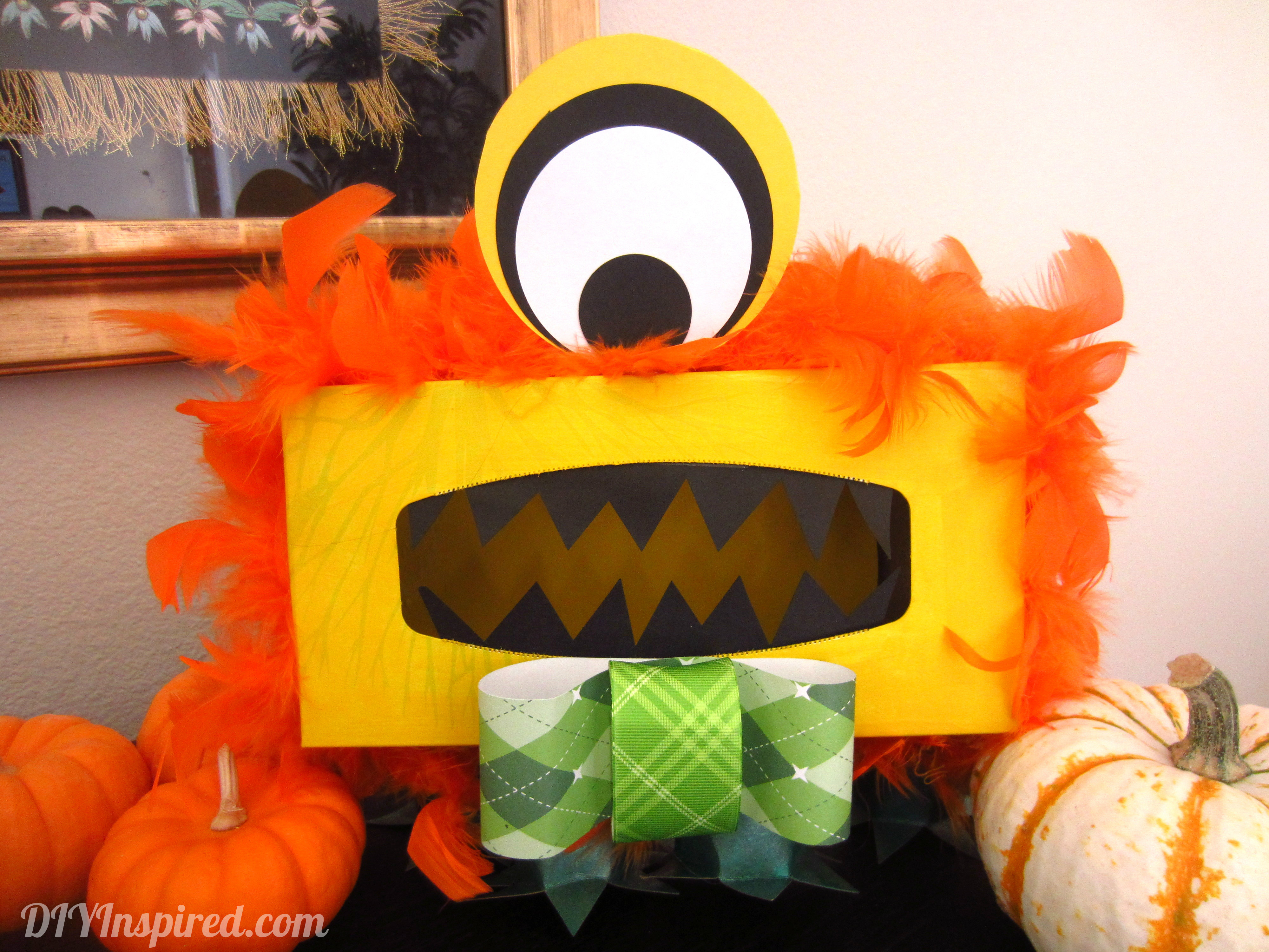 Tissue Box Monster DIY Inspired