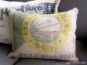 Burlap Sack Pillow