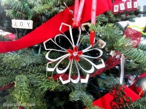 Recycled Christmas Card Ornaments (10)