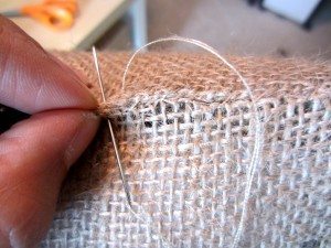 Recycled Coffee Bean Sack Outdoor Pillow (7)