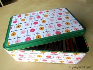 Recycled Christmas Cookie Tin (8)