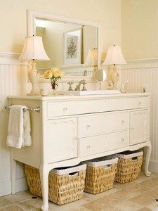 bathroom vanity dresser repurposed