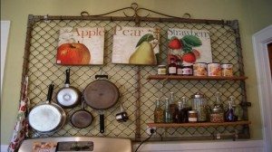 Upcycled Kitchen Peg Board