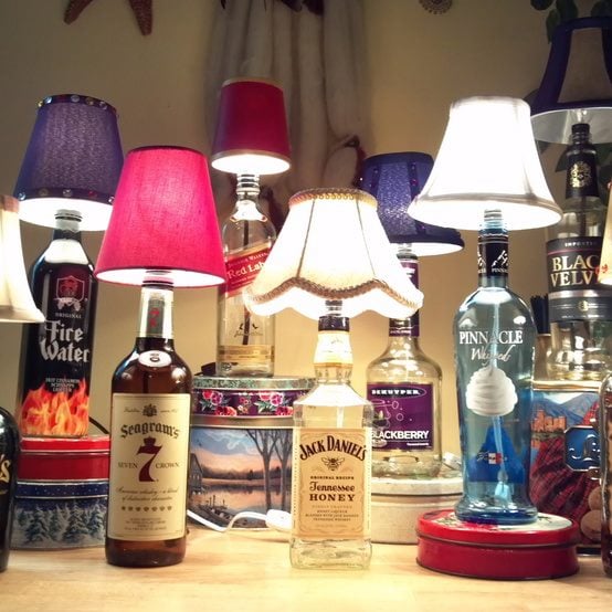 How to Make a Bottle Lamp