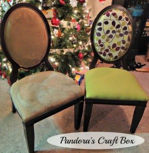 Reupholstering Chair before