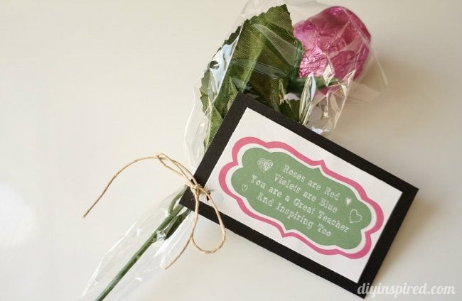 Roses Are Red Printable Teacher Poem - DIY Inspired