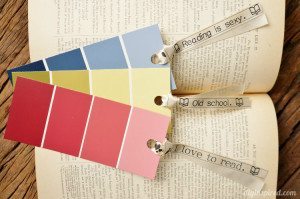 http://www.diyinspired.com/wp-content/uploads/2015/03/Paint-Sample-Bookmarks-6-300x199.jpg