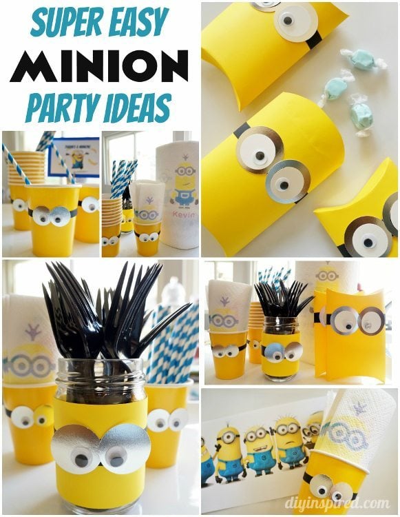DIY Minion Party Ideas DIY Inspired