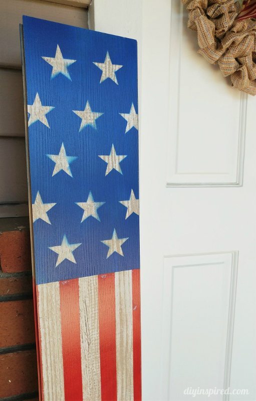 Fourth of July Front Door Decoration DIY Inspired
