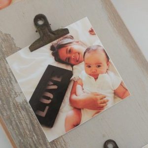 DIY Repurposed Photo Display