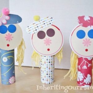 Easy Craft Ideas for Kids - Recycled Dolls
