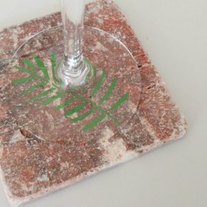 Repurposed Tile Coaster