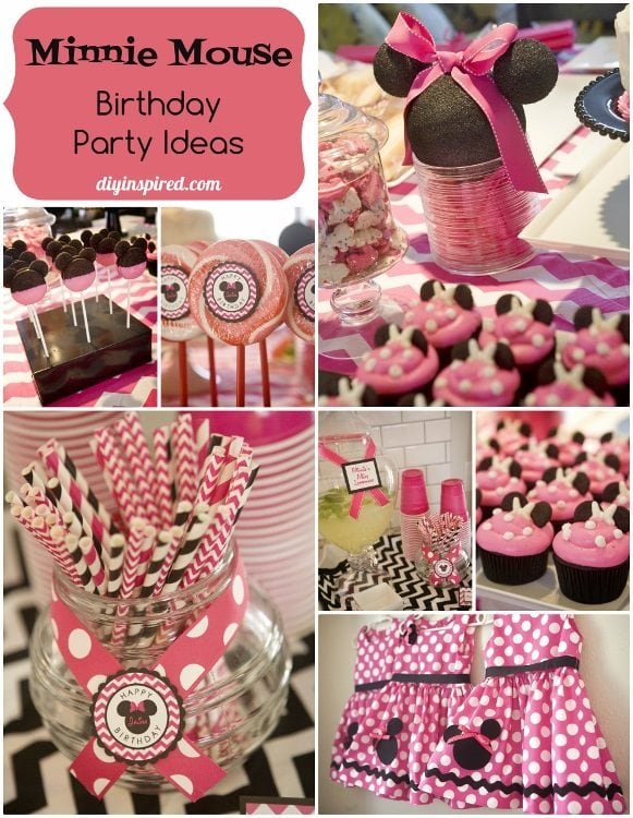 Minnie Mouse Birthday Party Diy Inspired